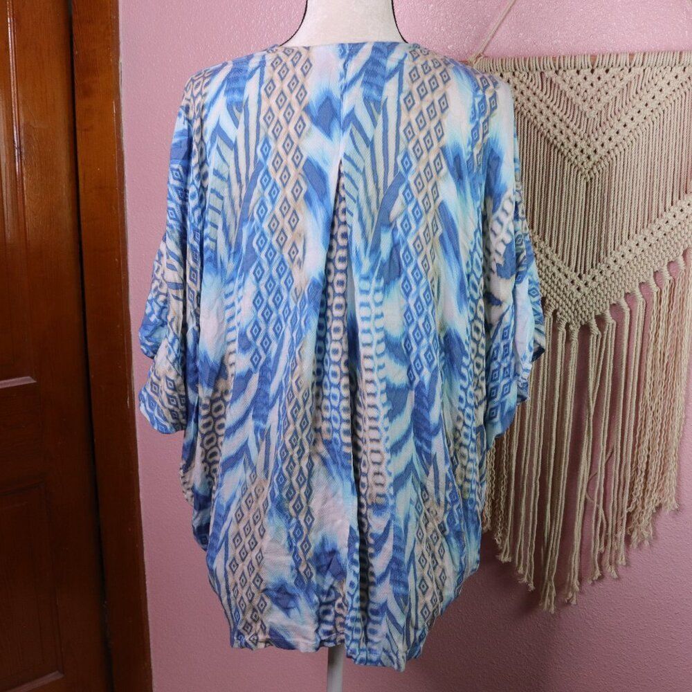 Chicos | Cocoon Kimono Cardigan Sweater Medium - Picture 4 of 7